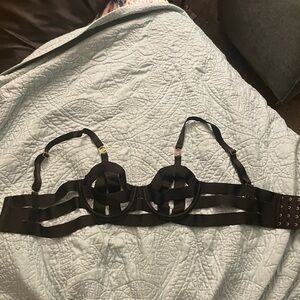 Victoria's Secret Black Geometric Harness Accessory